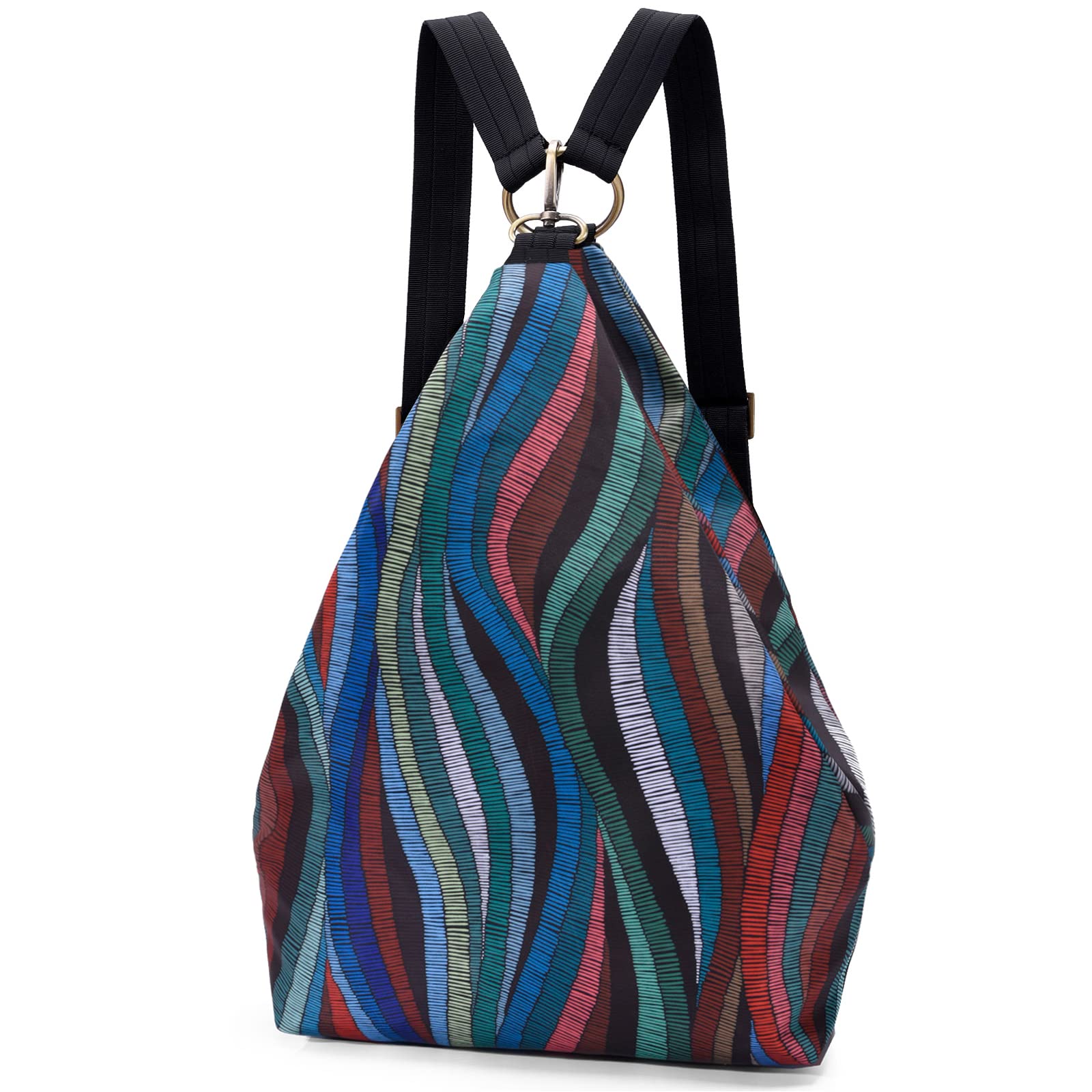 Bohemian Style Black Butterfly Women's Backpack - Fashionable Small Casual Daypack & Purse (68 Multicolor) - Perfect for Travel, Work, School & Daily Use
