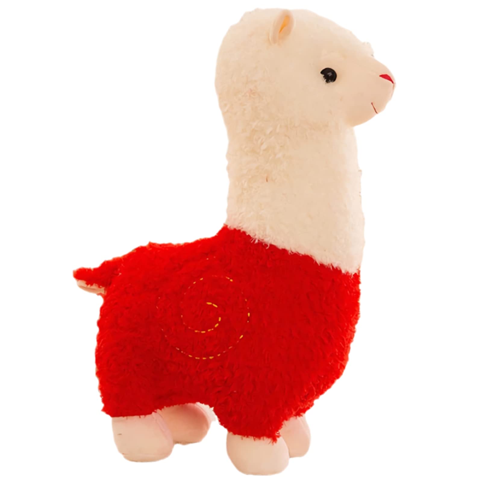 CHDGIOHA Super Soft Alpaca Plush Toy & Pillow - XX-Large 31.4'' Stuffed Animal Gift (Red) - Perfect for Cuddling, Home Decor, and Stress Relief