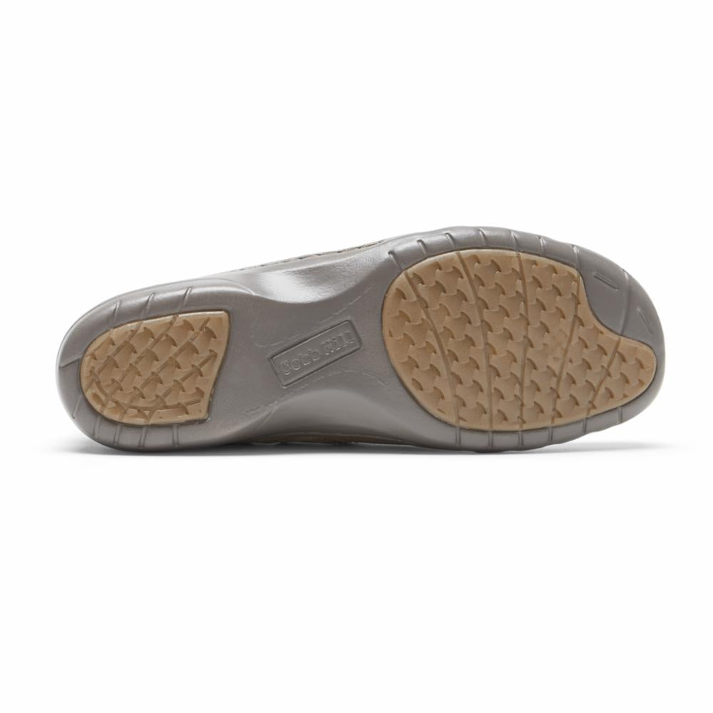 Cobb Hill Women's Envl Penfield Grey M - Comfortable Slip-On Shoes for Walking, Work & Casual Wear