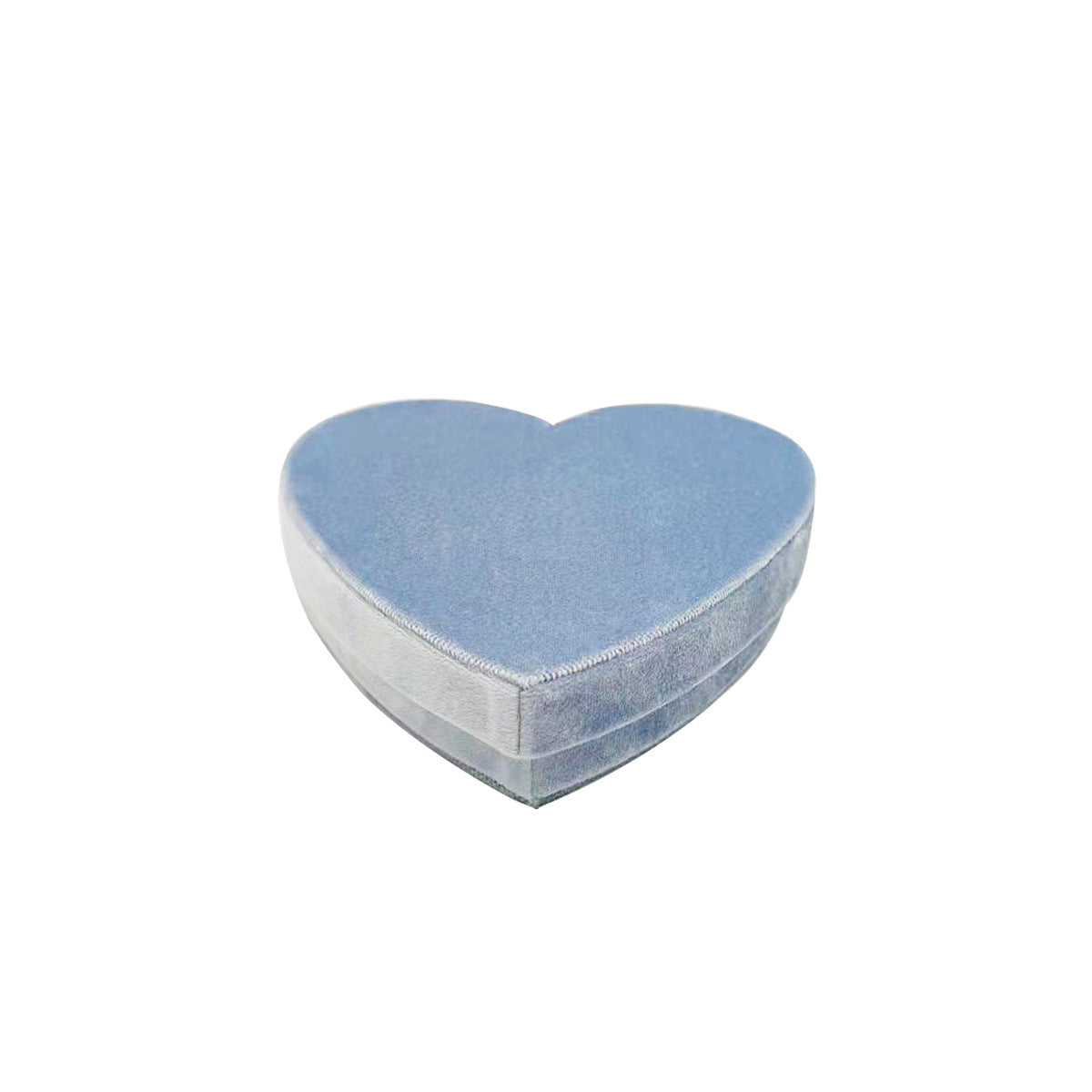 Velvet Heart-Shaped Jewelry Box for Rings, Necklaces & Earrings - Perfect for Valentine's Day Gifts, Wedding Proposals & Romantic Surprises