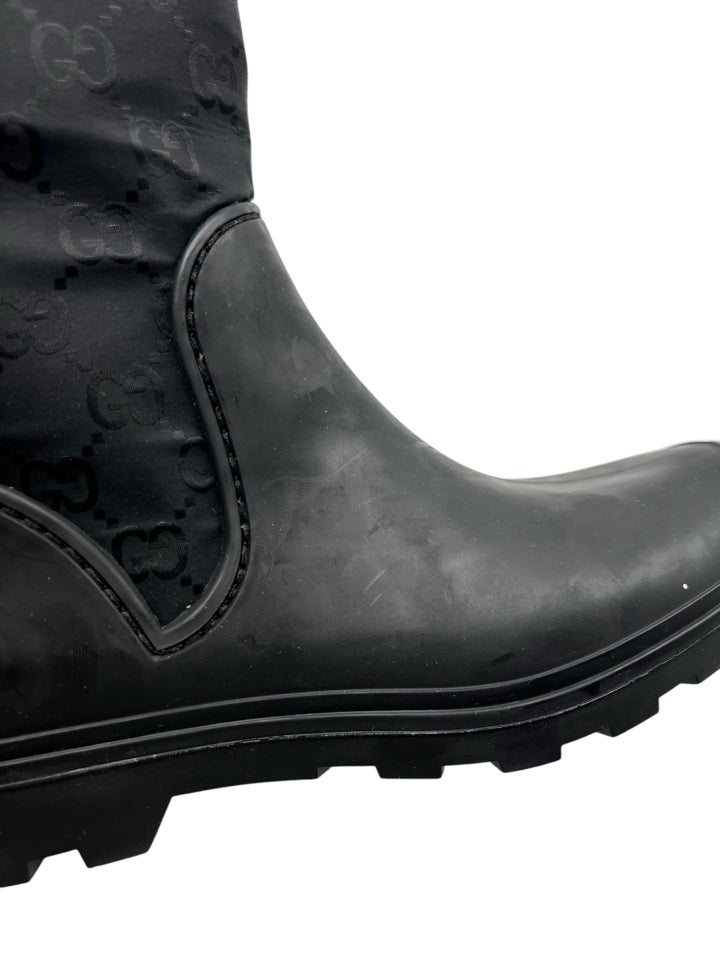 Gucci Prato Nylon Rain Boots for Women - Size 36 (US 6) - Waterproof Chelsea Boots for Rainy Days & Outdoor Adventures