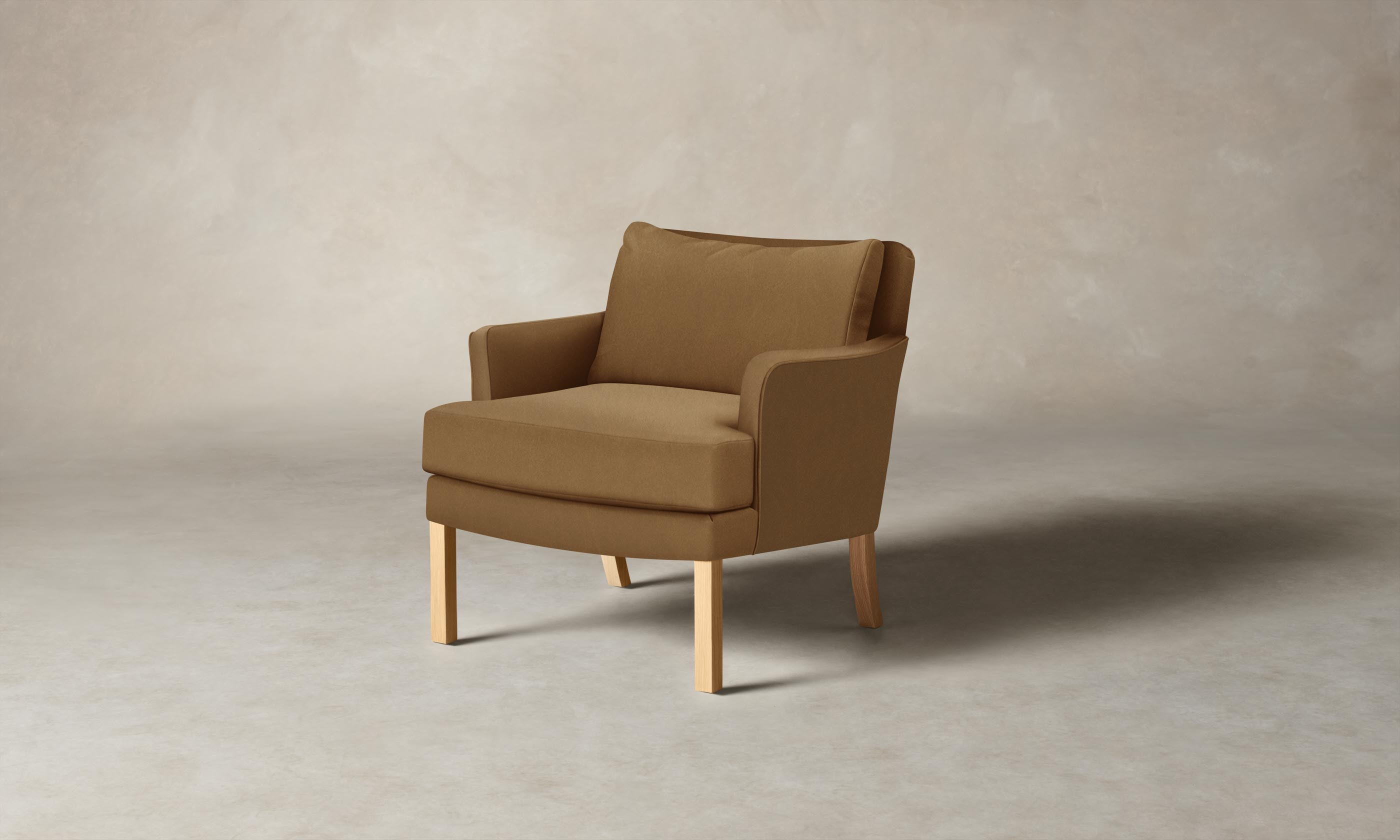 Premium Tuscan Leather Kaye Chair in Camel - Luxurious Comfort for Home Office, Living Room & Lounge Areas