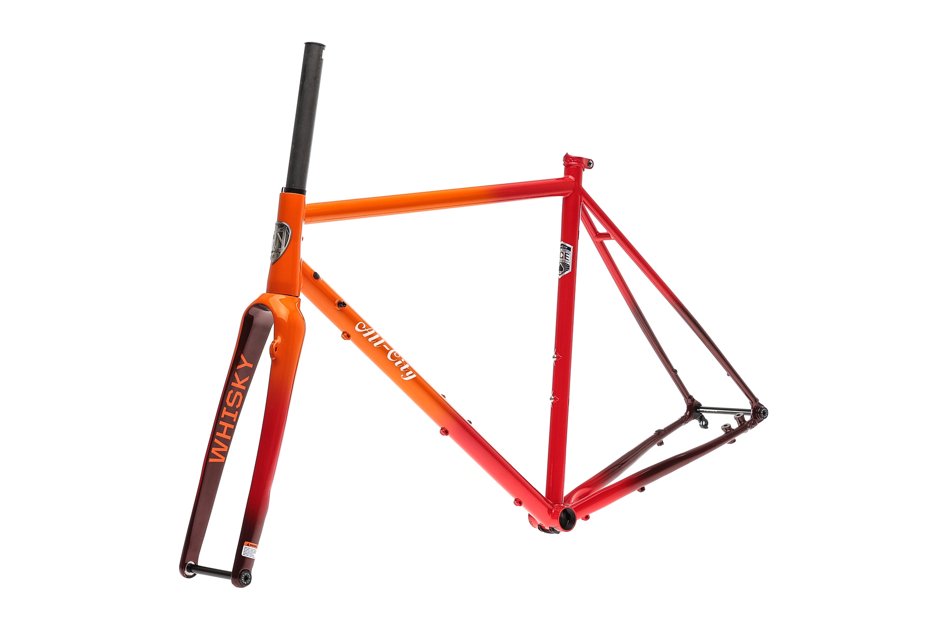All City Zig Zag 52cm Frameset 2022 - Lightweight Aluminum Bike Frame for Urban Commuting & Road Cycling