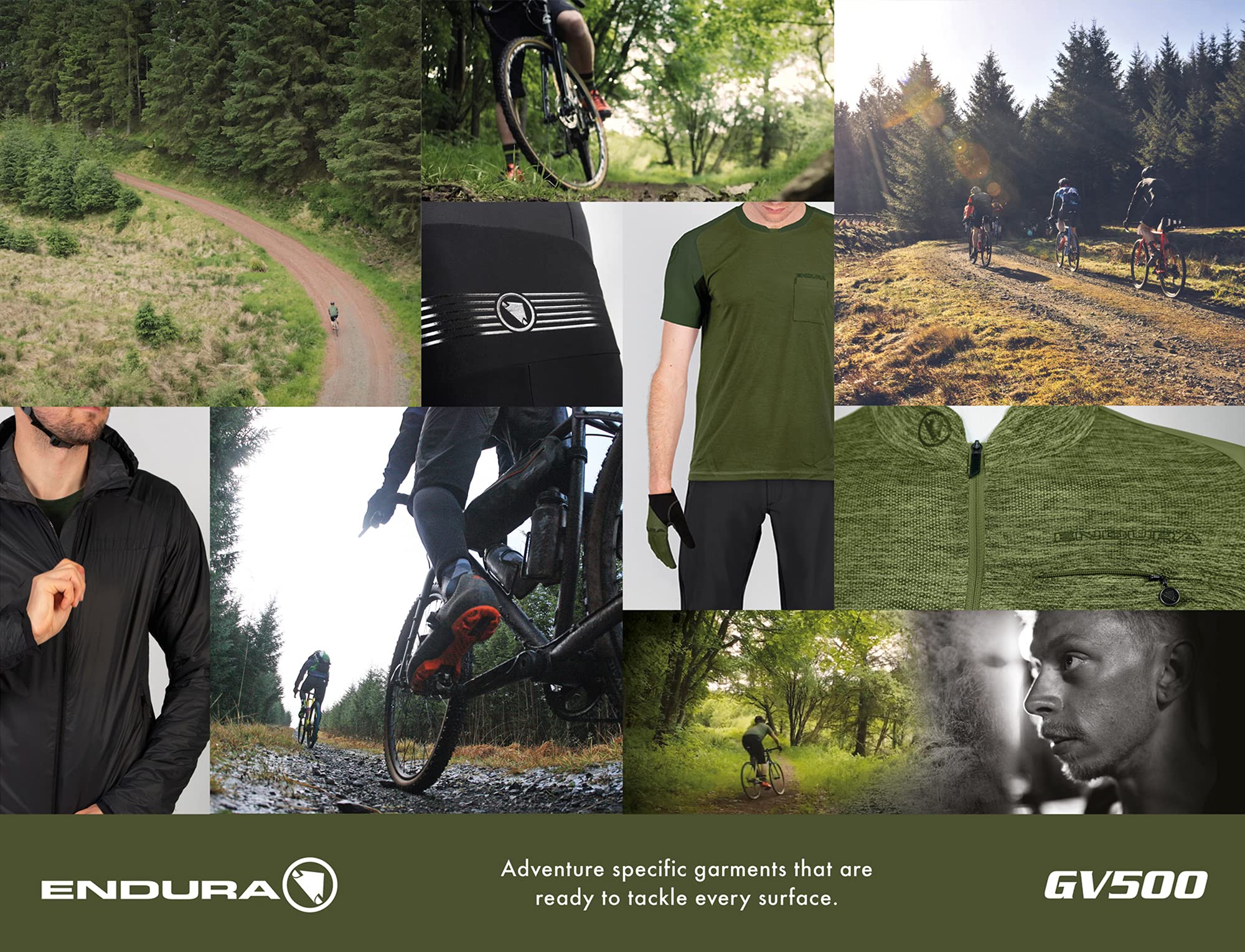 Endura Men's Foyle Waterproof Cycling Jacket - Lightweight Breathable Bike Rain Jacket for Commuting & Mountain Biking | All-Weather Outdoor Cycling Gear