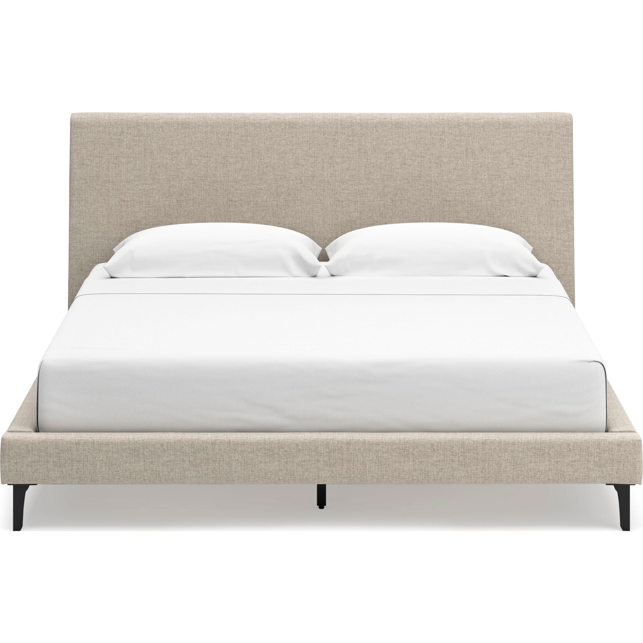 Luxury Cielden Upholstered Bed Frame - Queen Size Upholstered Platform Bed with Button Tufted Headboard & Sturdy Wooden Slats - Perfect for Master Bedroom, Guest Room & Modern Home Decor