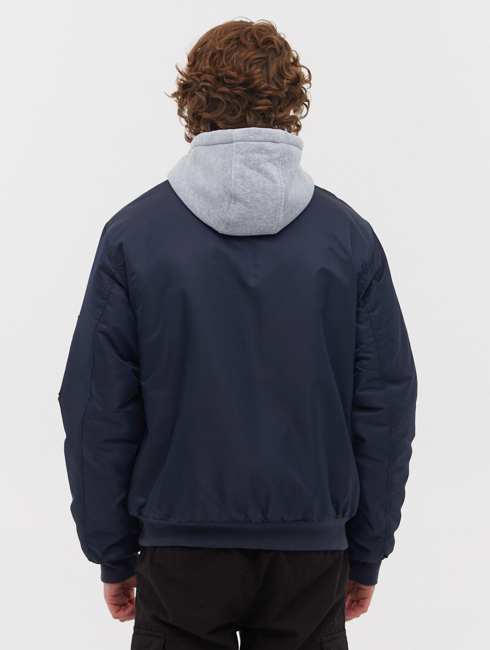 Bomper Fleece Hooded Bomber Jacket for Men & Women - Warm Winter Outerwear for Casual Streetwear & Outdoor Activities