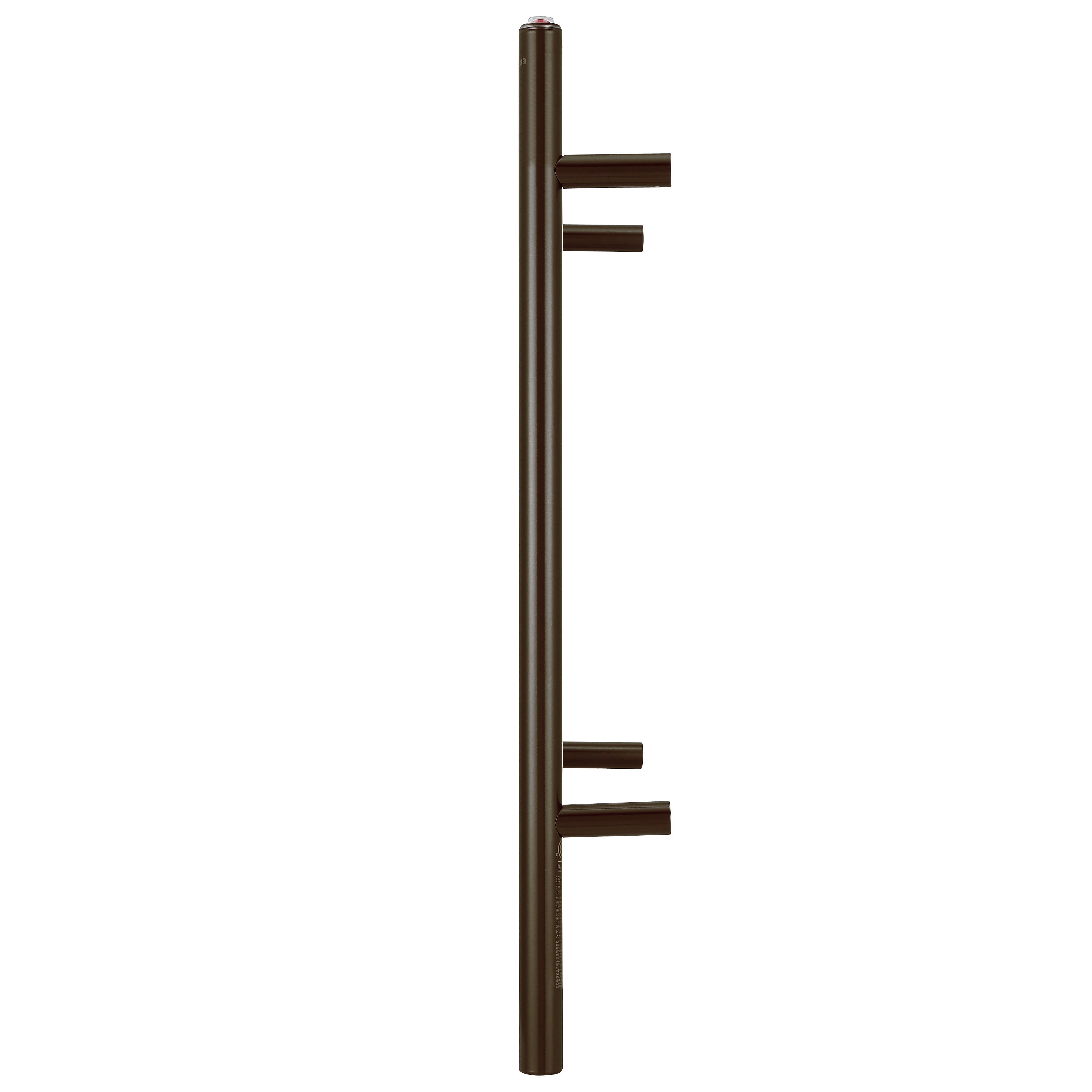 Prestige Dual 8 Bar Hardwired & Plug-in Towel Warmer - Oil Rubbed Bronze Stainless Steel - Perfect for Bathroom, Spa & Luxury Home Heating
