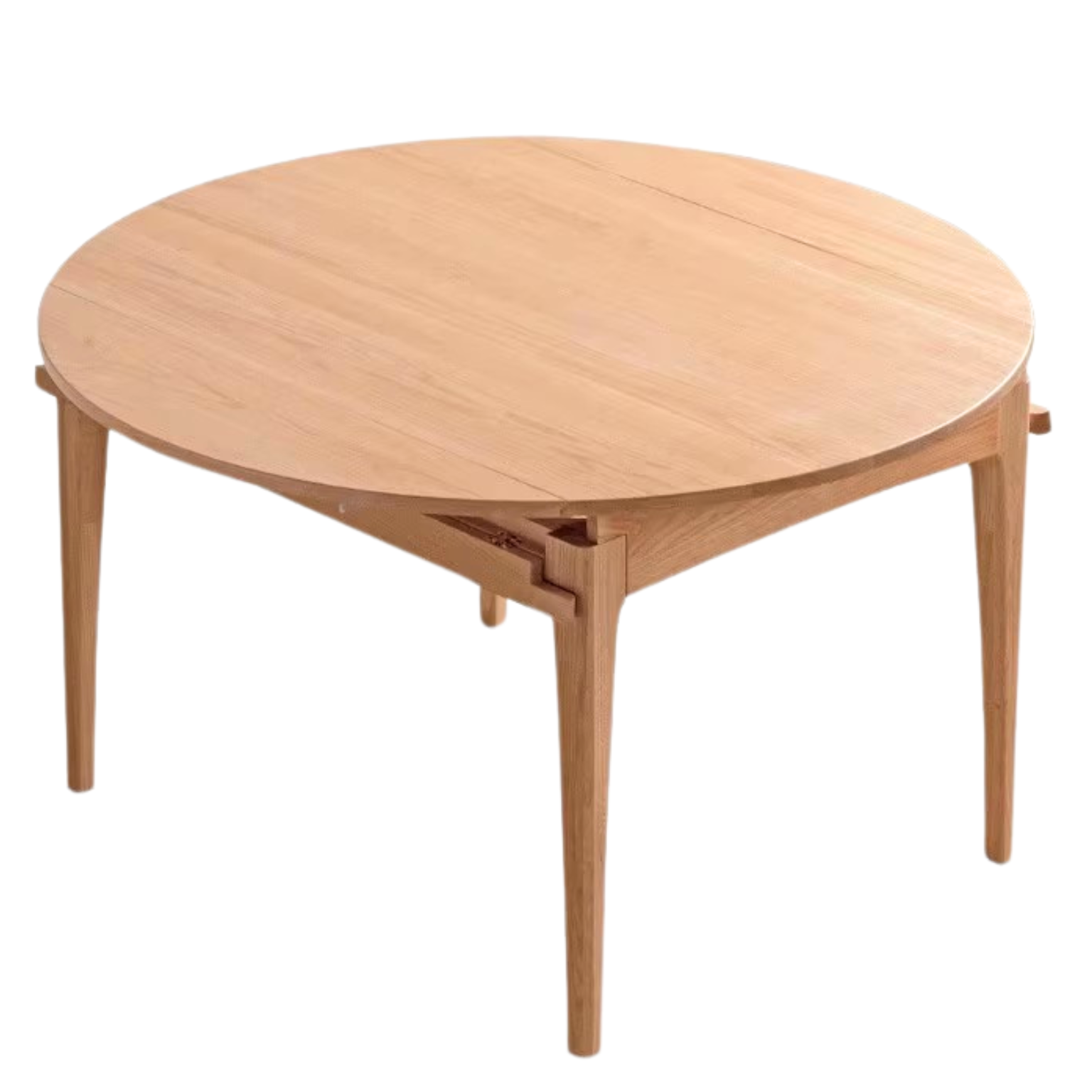 51.2x29.5-51.2x29.5 inch / 130x85сm-130x75.2 cm / Natural Wood Color / Folding dining table