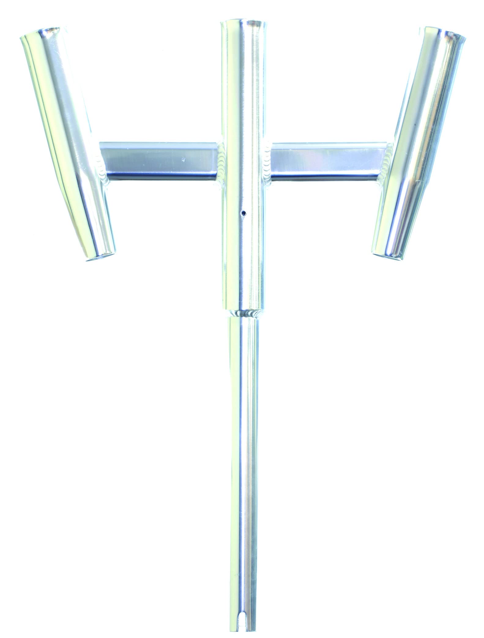 Premium Triple Aluminum Kite Rod Holder - Heavy Duty Fishing Accessory for Kayak, Boat & Beach Fishing | Perfect for Saltwater & Freshwater Anglers