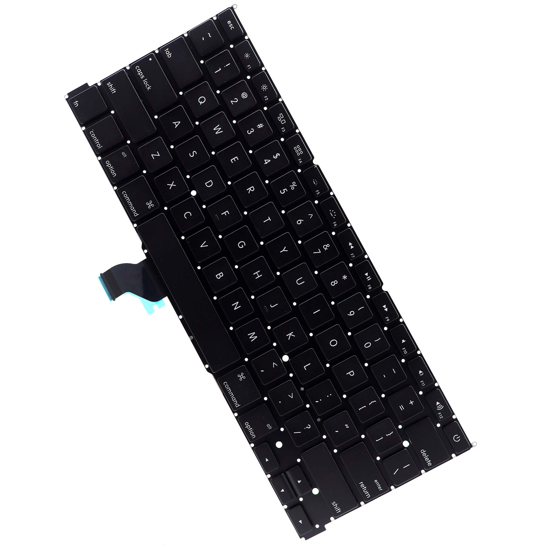 Original: US Laptop Keyboard w/Screws NO Backlit Backlight Replacement for MacBook Pro 13