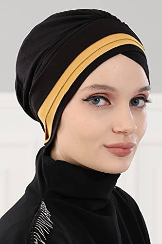 Stylish Cotton Turban Head Wrap for Women - Soft & Breathable Hair Scarf - Perfect for Yoga, Beach, or Everyday Fashion Accessory