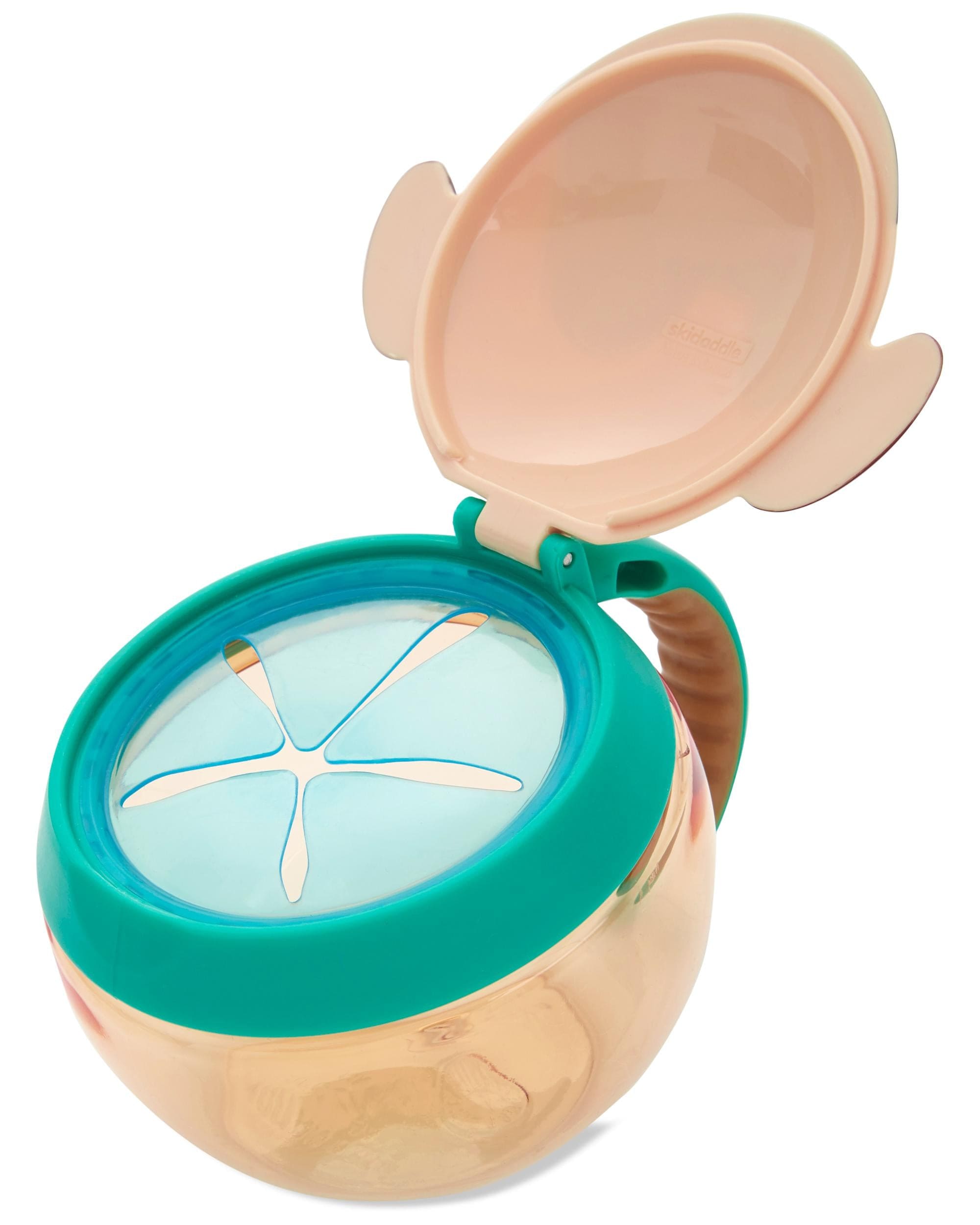 Skip Hop Zoo Snap Cup - Insulated Toddler Sippy Cup with Leak-Proof Lid & Easy-Grip Handles - Perfect for Daycare, Travel & On-the-Go Hydration