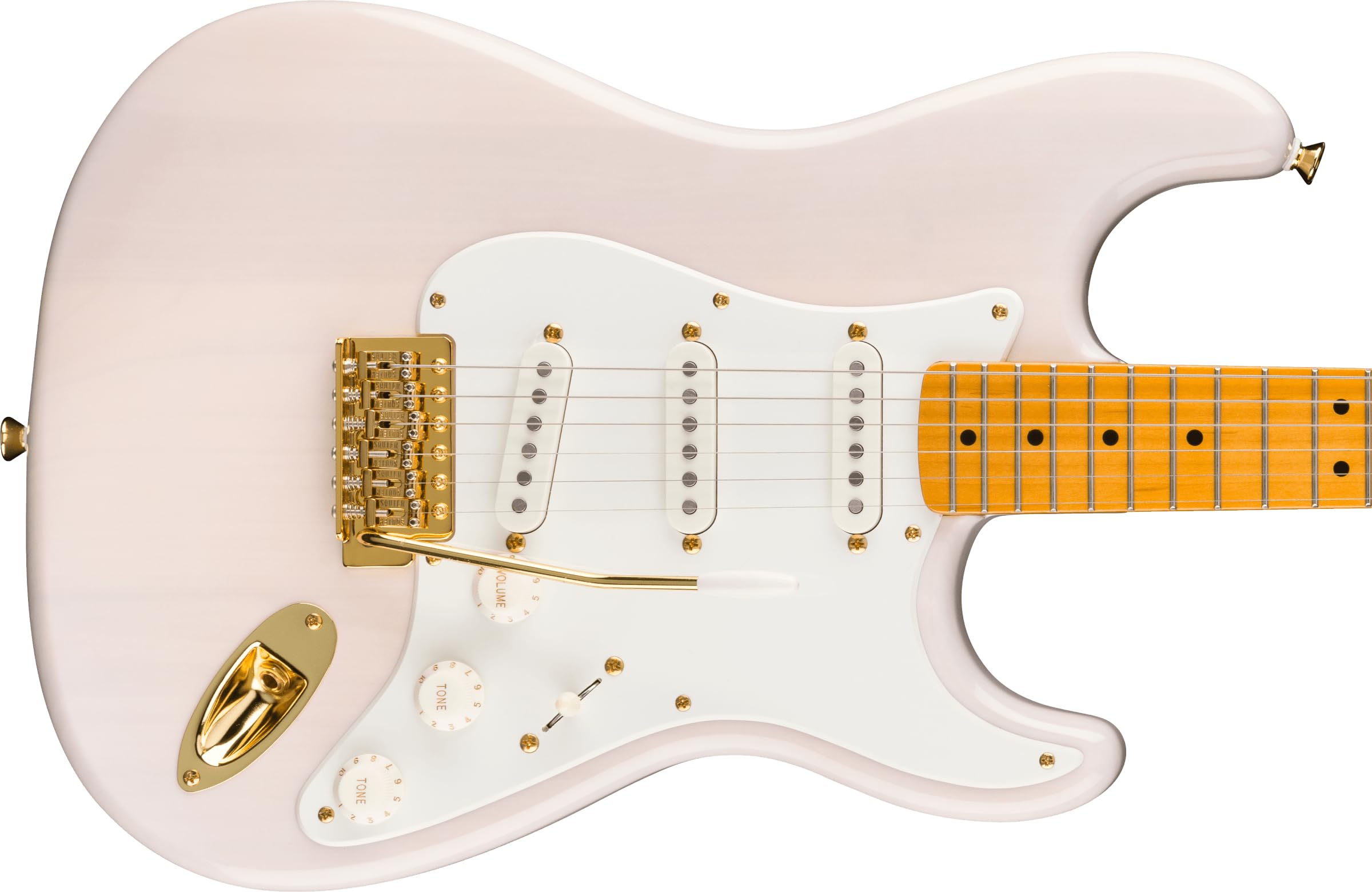 Squier Classic Vibe 6-String Solid Body Electric Guitar - Right-Handed, White Blonde Finish (Model 0374005501) | Perfect for Beginners, Home Recording & Live Performances