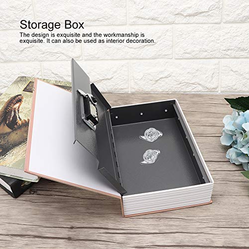Mini Book Safe Box - Hidden Security Lock Box with Password Protection for Money, Jewelry & Valuables | Discreet Home & Office Storage Solution