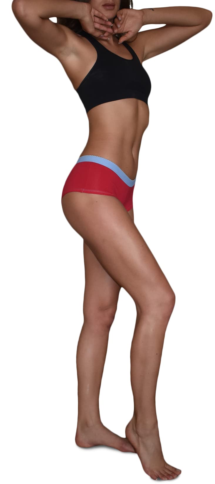Sexy Women's Boyshort Underwear 10-Pack | Ultra Soft Cotton Stretch Hipster Panties | Comfortable Everyday Wear & Sleepwear