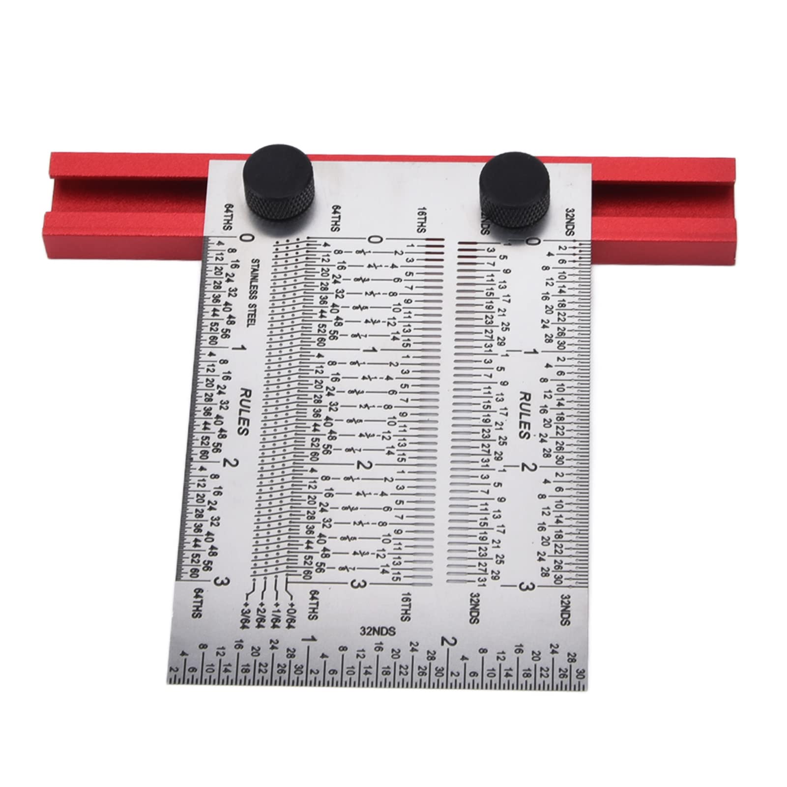 Stainless Steel T-Rule - 3 Inch Precision Marking Scribing Ruler for Woodworking, Metalworking & DIY Projects - Accurate Measuring Tool with Positioning Gauge for Carpentry, Engineering & Crafting