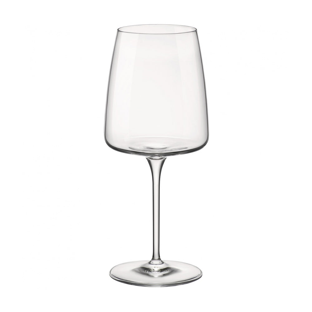 Bormioli Rocco 12.75 Oz. Planeo White Wine Glasses Set of 4 - Elegant Stemware for Dinner Parties, Wine Tasting & Home Entertaining