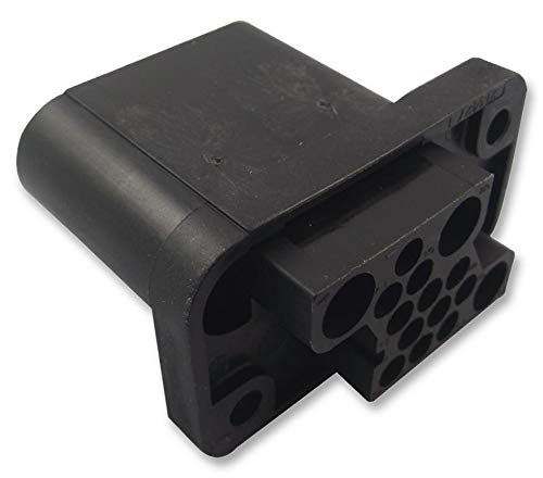 213427-1 Receptacle Housing, 3 Power, 12 Signal, Metric - 5 Pack for Industrial Electrical Connectors & Automotive Wiring Applications