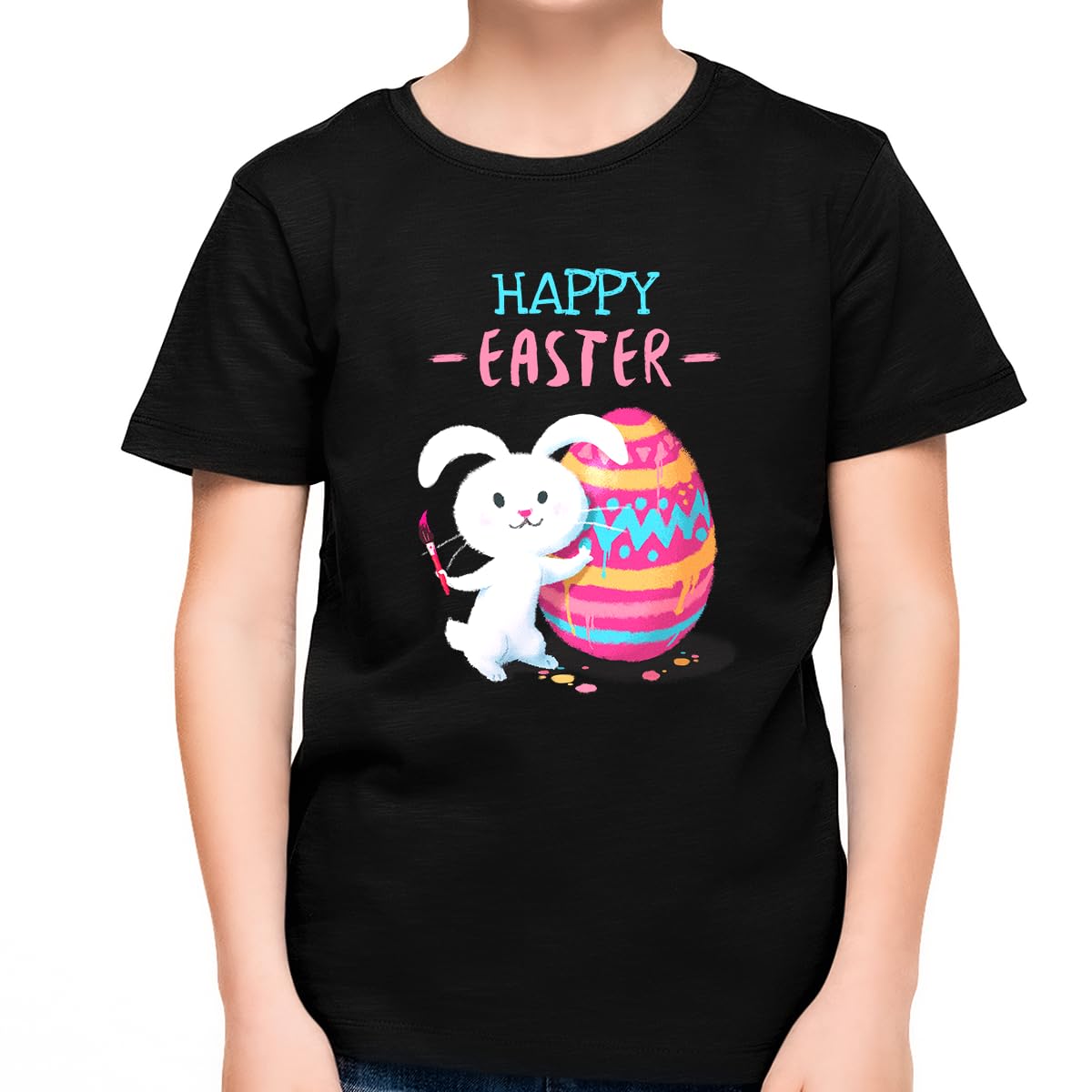 Fire Fit Designs Boys Easter Shirts - Kids Easter Outfits with Easter Egg Prints - Perfect for Easter Egg Hunts & Family Gatherings