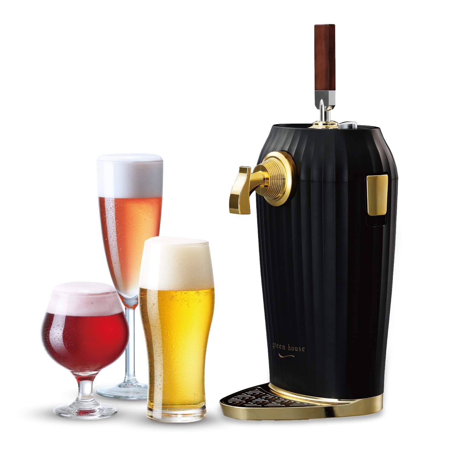 Premium Cocktail & Draft Beer Dispenser - Convert Cans, Bottles into Tap Draft Beer & Cocktails with Ultra Fine Foam | Perfect for Home Bars, Parties & Outdoor Events