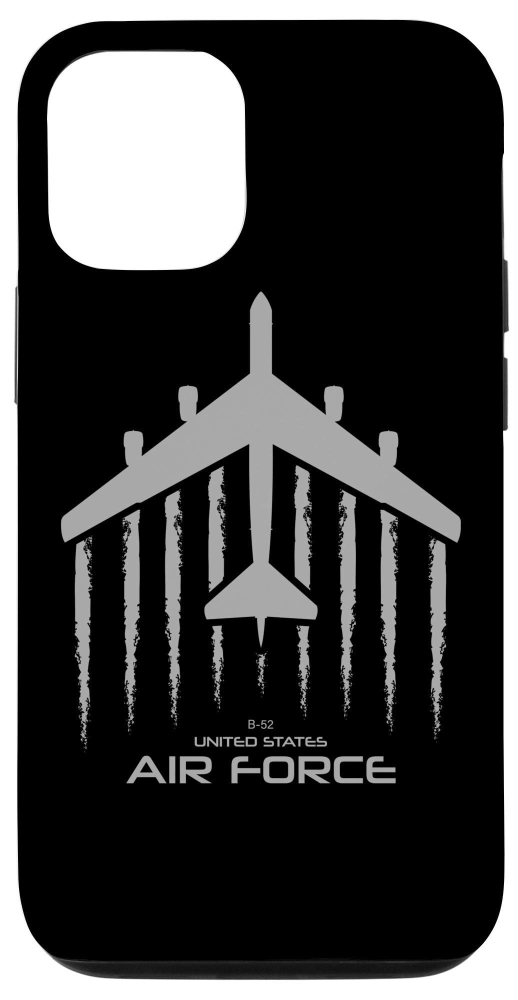 iPhone 12/12 Pro Case with Air Force B-52 Bomber & American Flag Design - Durable Protective Cover for Men & Women - Perfect for Military Veterans, Patriotic Gifts & Everyday Use