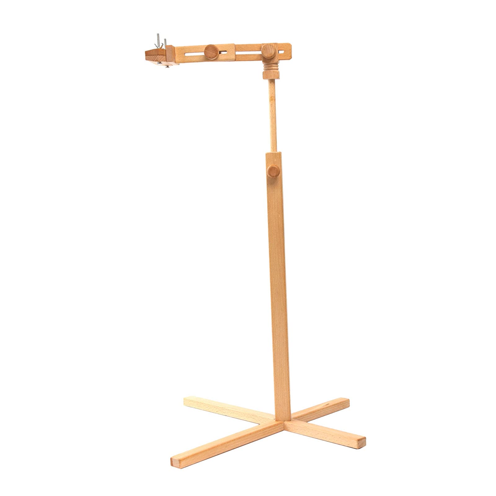 AMLESO Wooden Embroidery Hoop Stand - Durable Sewing Holder for DIY Craft Projects, Cross Stitch & Needlework Accessories - Perfect for Home Decor, Gift Making & Hand Embroidery Art