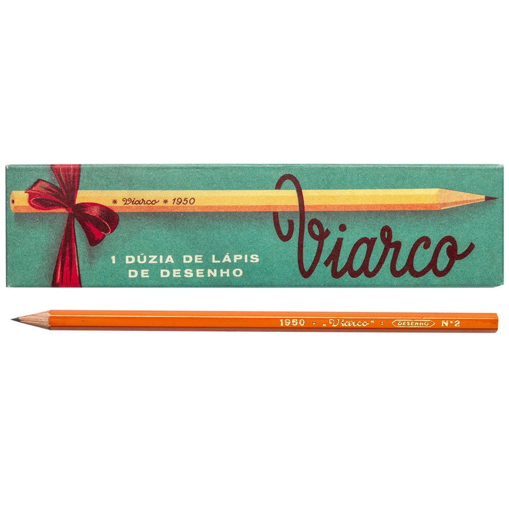 Viarco Vintage HB Pencils - Pack of 12 for Sketching & Writing
