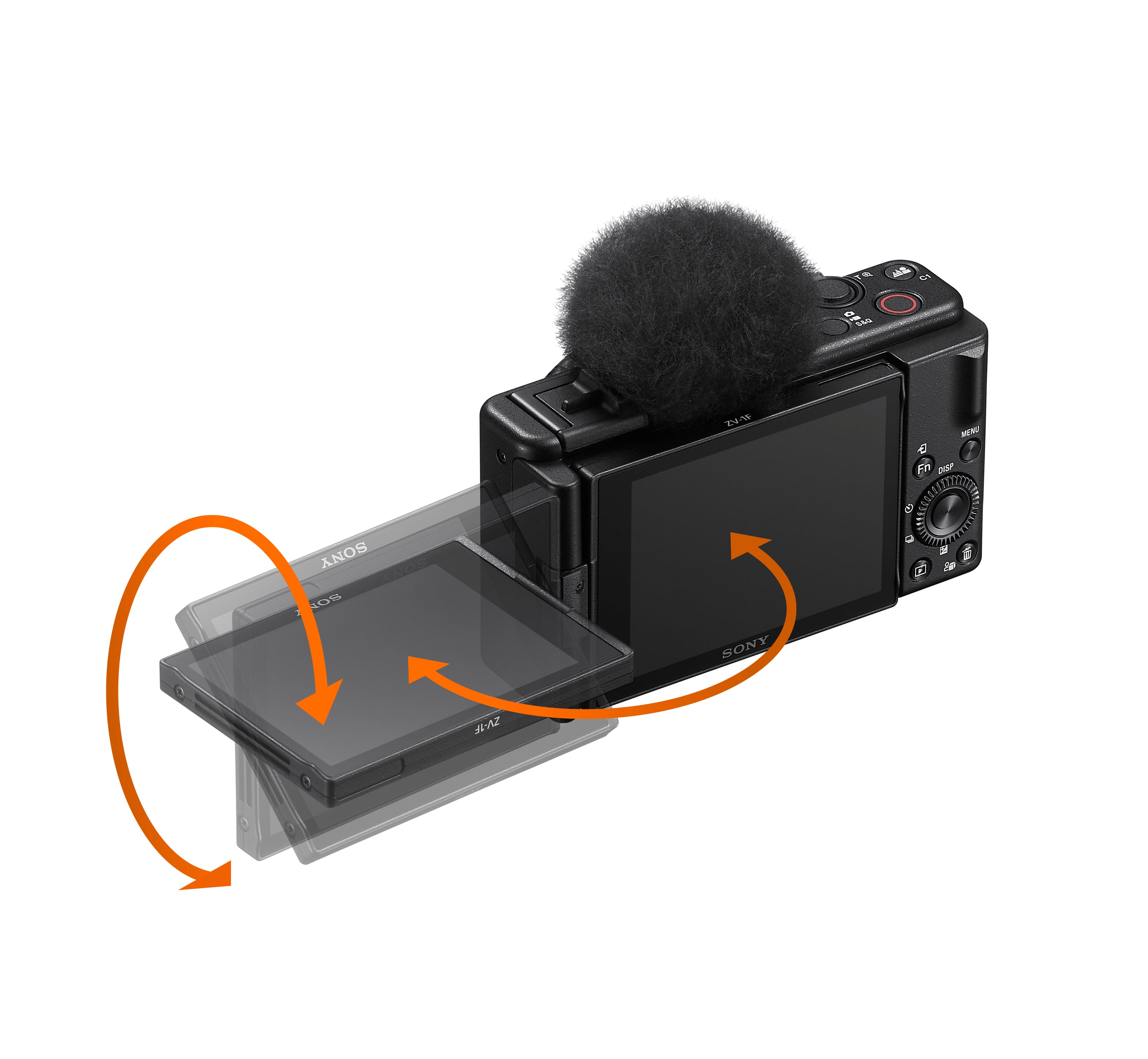 Sony ZV-1F/BC UC2 Digital Camera for Vlogging - 4K Video, Flip Screen, Built-in Microphone | Perfect for YouTube, Travel & Content Creation