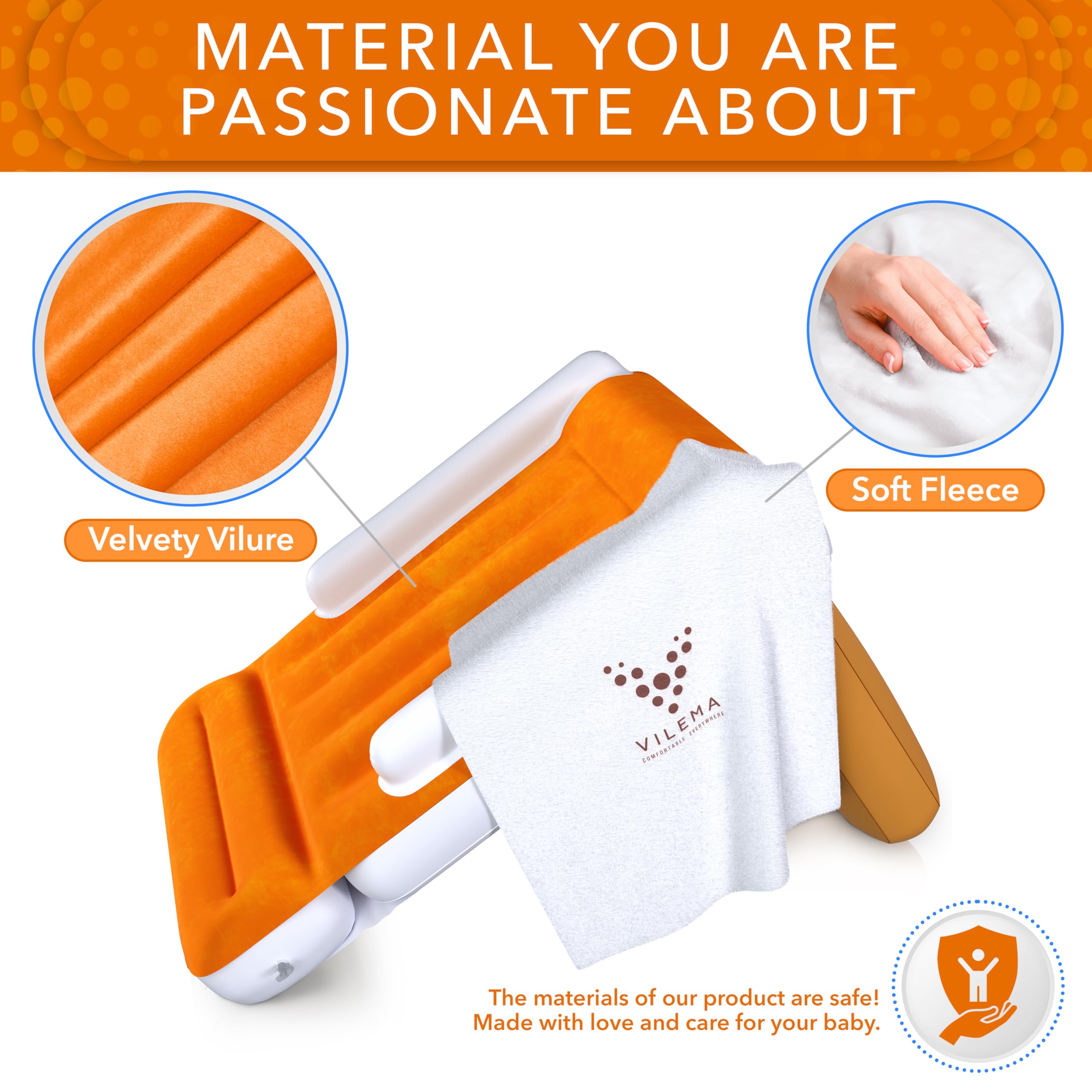 Inflatable Airplane Bed for Toddlers with Blanket & Phone Holder - Perfect for Travel & Play