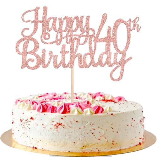 Rose Gold 40th