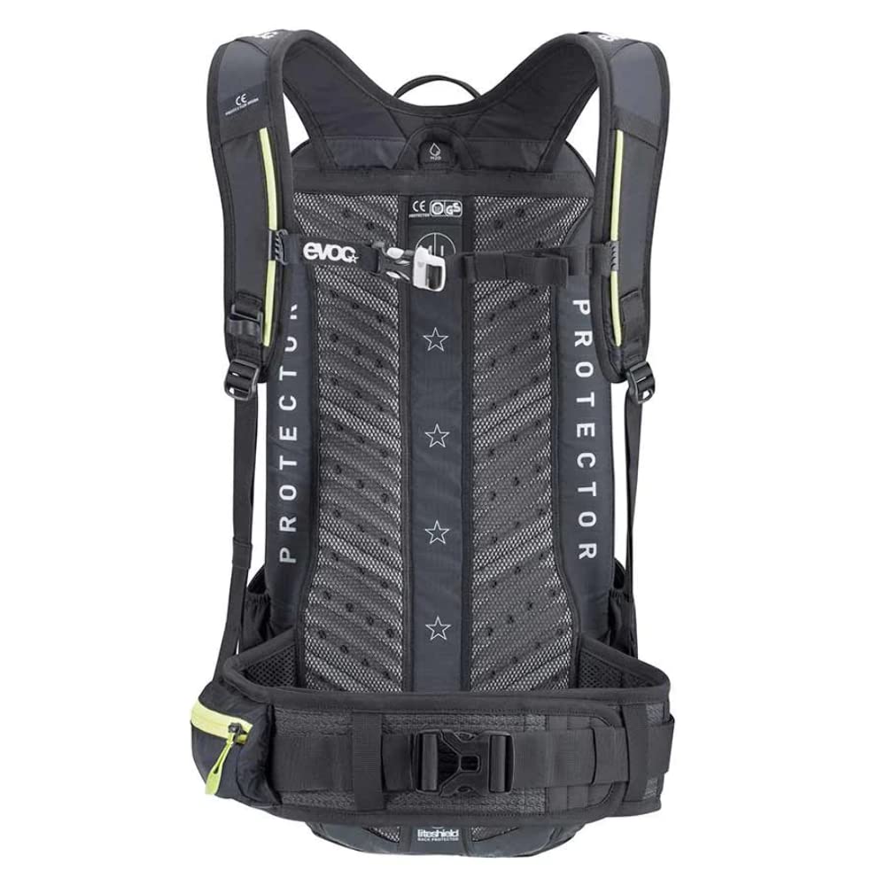 EVOC Small 14L Black Backpack - Lightweight Hiking & Travel Daypack for Outdoor Adventures, Commuting & Daily Use