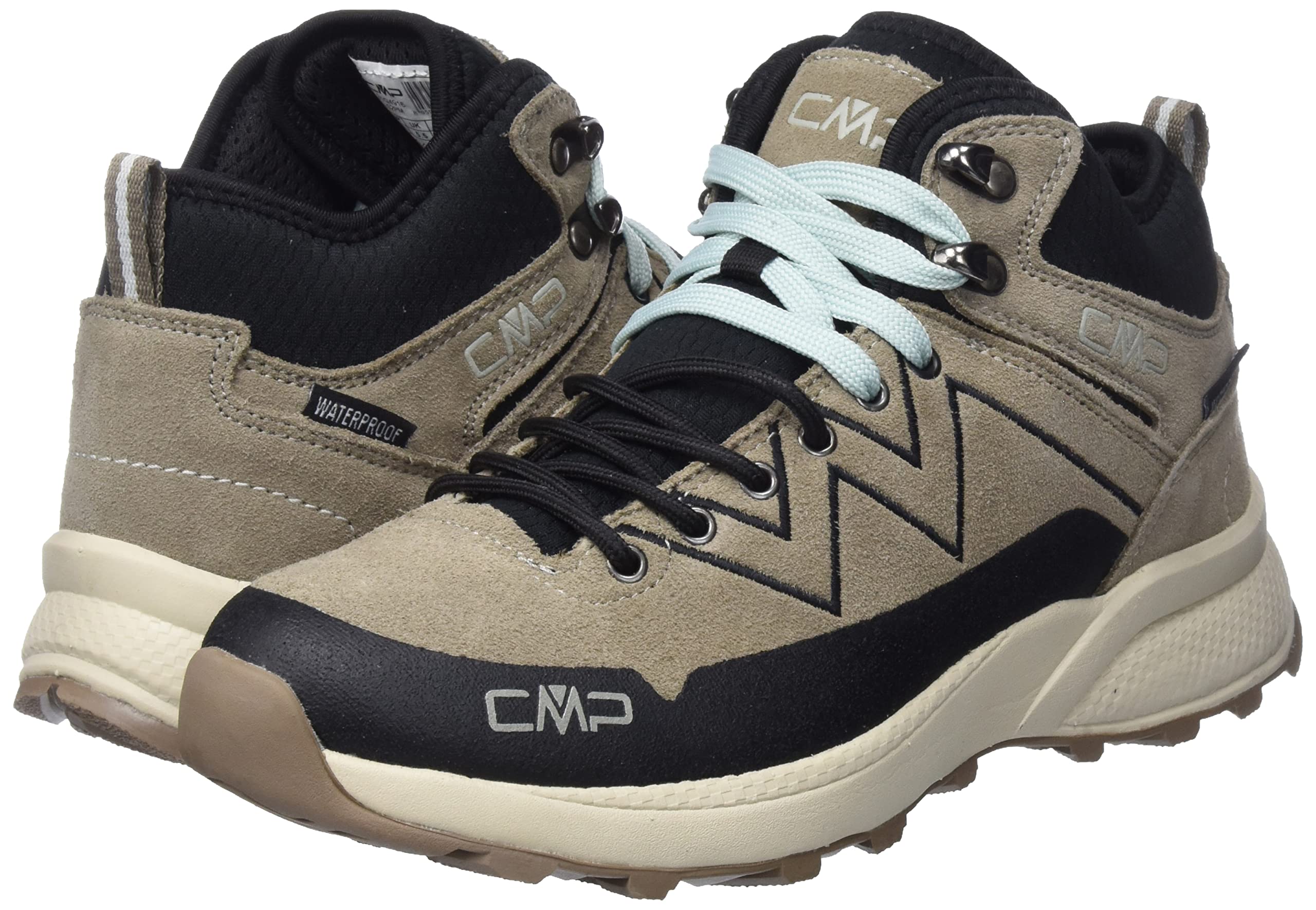 CMP Kaleepso Mid Hiking Shoes for Women - Waterproof Trekking Boots for Outdoor Adventures, Trail Walking & Mountain Climbing