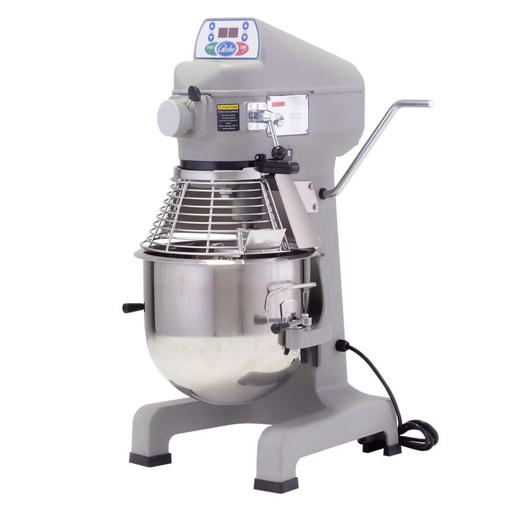 Globe SP25 25 Quart Commercial Planetary Stand Mixer - 3 Speed, 115V, 0.75 HP - Perfect for Bakeries, Restaurants & Home Baking