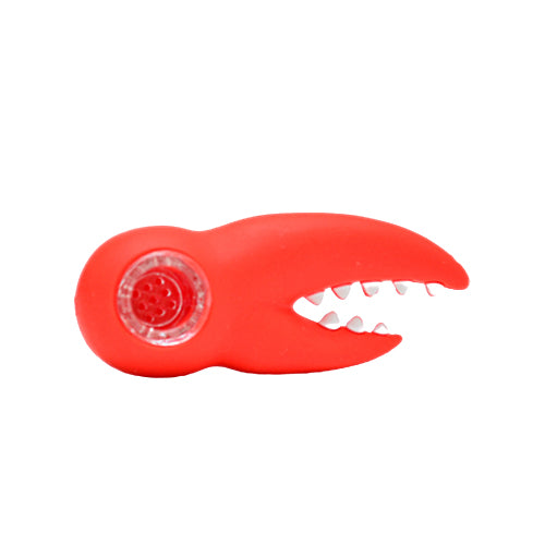 Premium Lobster Claw Silicone Pipe for Smoking - Durable, Flexible & Easy to Clean - Perfect for Home Use, Travel & Outdoor Activities