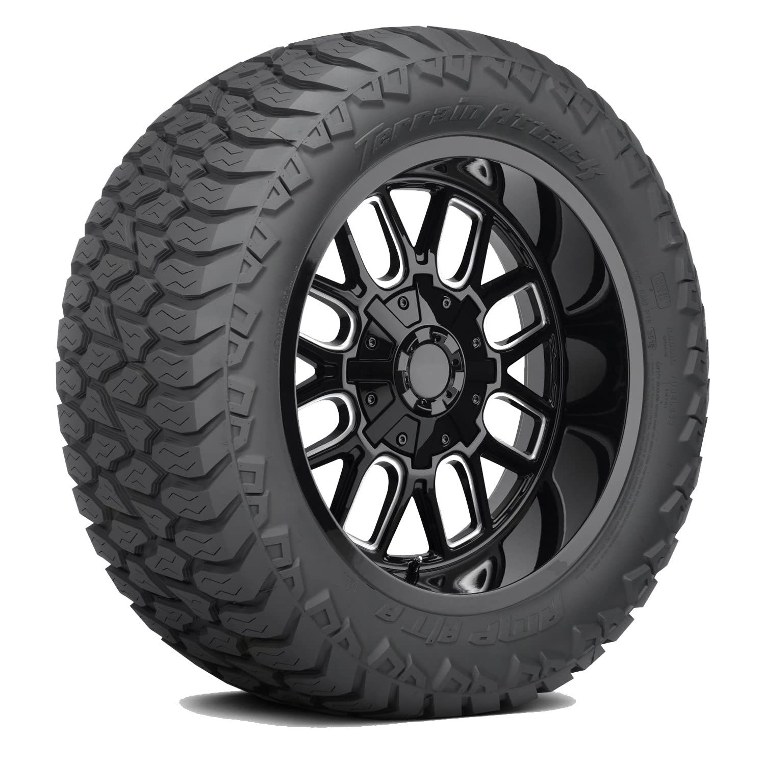 Amp Tires 265/50R20 Attack AT All-Terrain Tires - Premium Off-Road & Highway Performance for Trucks & SUVs - Ideal for Adventure, Mud, Snow & Daily Commuting