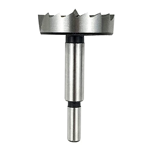 Premium SOMADA 2-Inch Forstner Drill Bit for Woodworking - 3/8-Inch Round Shank - Perfect for Soft & Hard Woods - Ideal for Drill Press, Cabinet Making & DIY Projects
