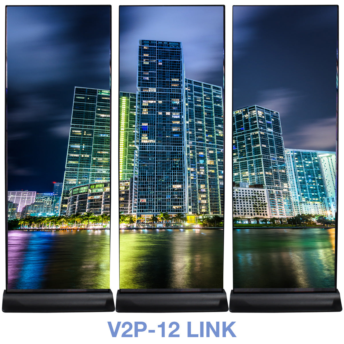 Blastking V2P 12 LED Poster - 2.5mm Pitch, 5.77' x 2.09' Digital Signage Display with Novastar Wireless Controller - Perfect for Advertising, Retail Stores, Events and Indoor Commercial Use