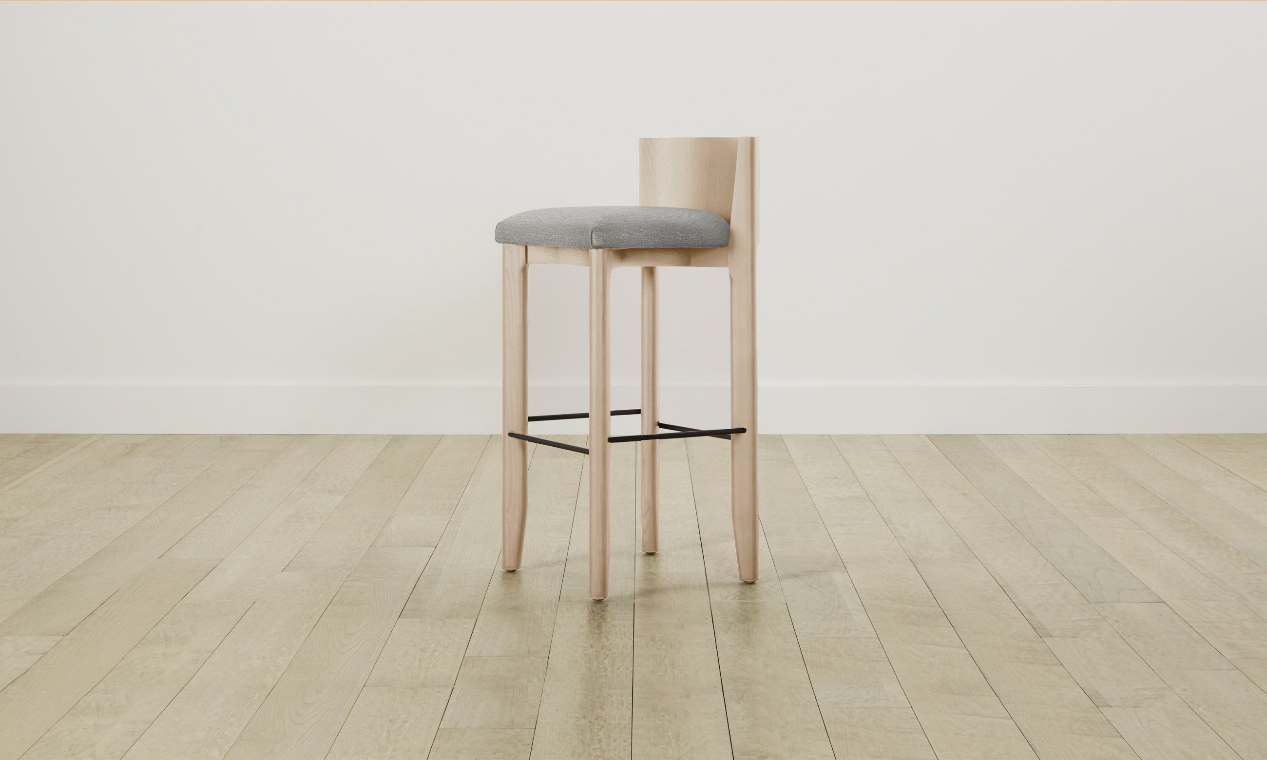Premium Delancey Bar & Counter Stool - Performance Woven Chenille Fabric, Water-Resistant & Durable - Perfect for Kitchen Islands, Home Bars & Modern Dining Areas