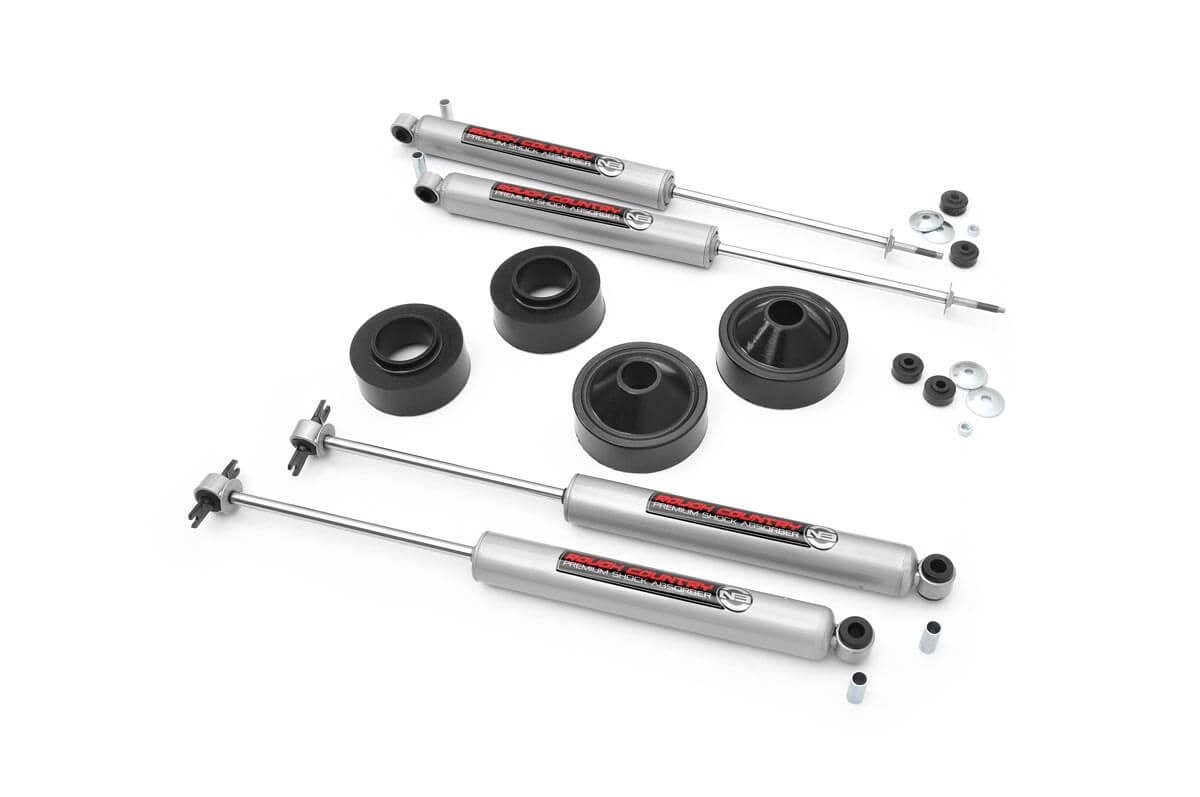 1.75 Inch Lift Kit for Jeep Wrangler JK & Wrangler Unlimited (2007-2018) - N3 Series 65130 | Off-Road Suspension Upgrade for Enhanced Performance & Ground Clearance