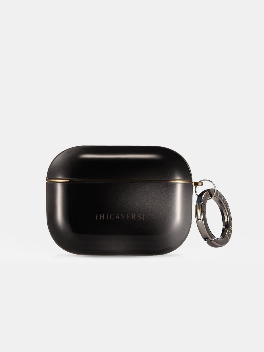 Monochrome Radiance Iridescent AirPods Case - Dark Grey | Sleek Protective Cover for AirPods Pro & AirPods 3 | Perfect for Gym, Travel & Everyday Use