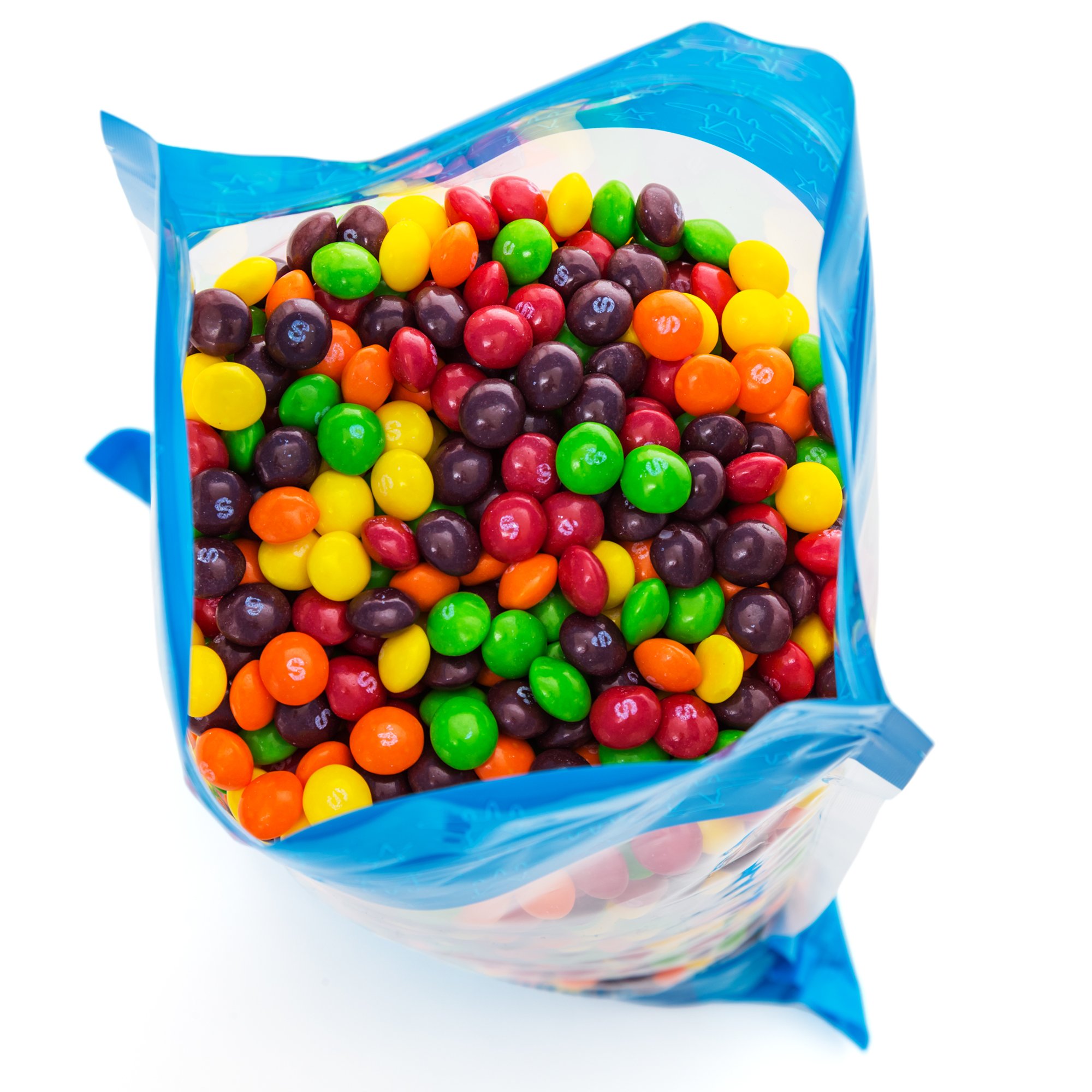 Bomber Brands Skittles Bulk Candy - 8 lb Resealable Bomber® Bag | Fresh & Tasty Treats for Office Candy Bowls, Vending Machine Refill, Holidays & Parties | Wholesale Size Candy for Halloween, Christmas & Birthday Celebrations