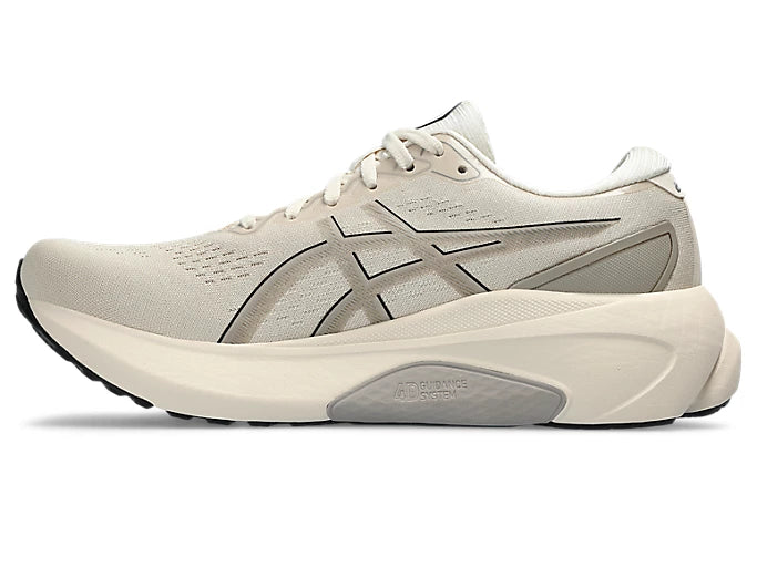 ASICS Men's GEL-KAYANO 30 Running Shoes - Wide Width, Oatmeal/Black - Stability & Cushion for Long-Distance Running, Jogging, and Workouts