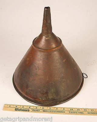 Large Copper Funnel 13