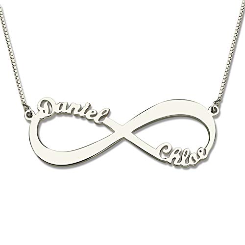 2 Name Silver Plated