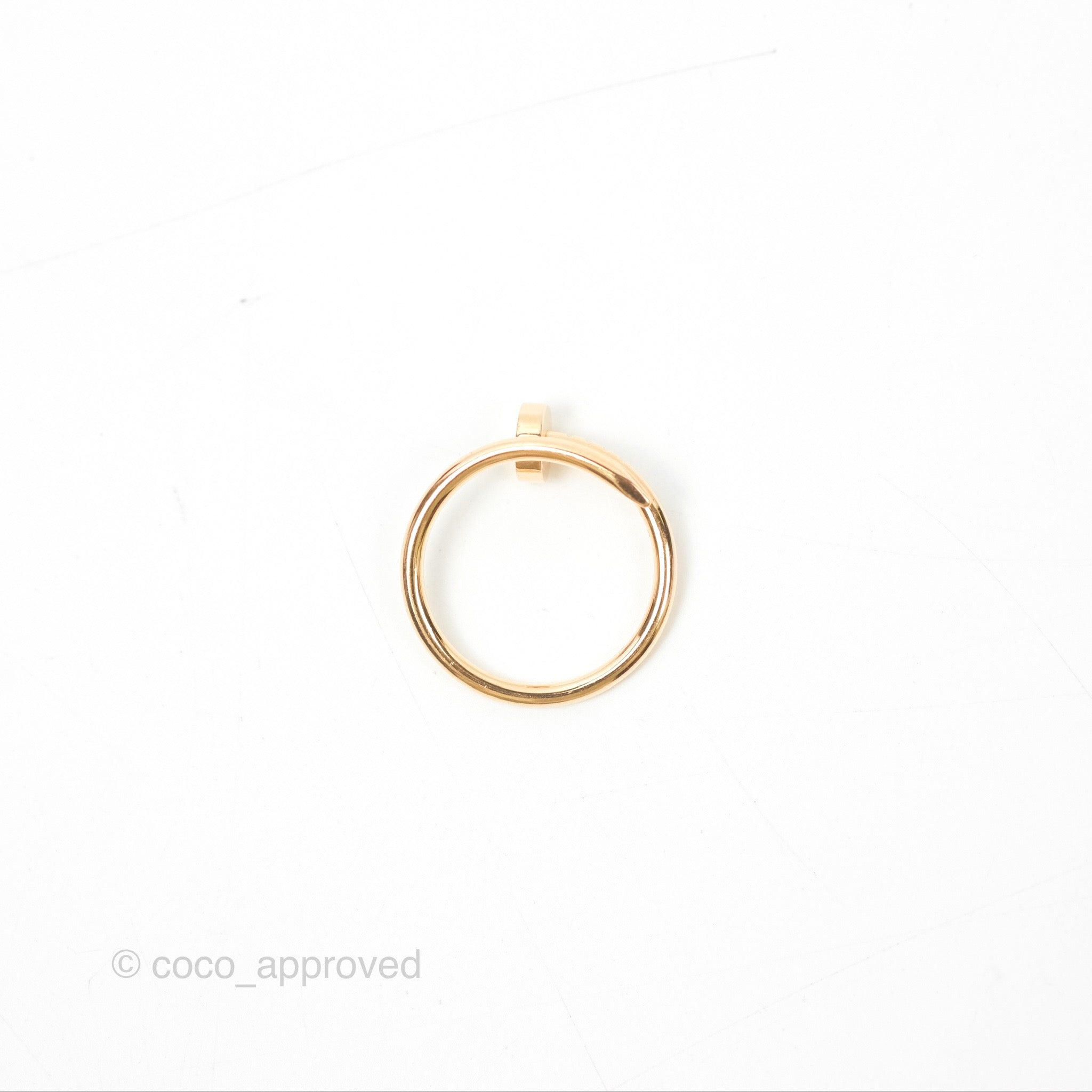 Cartier Love Band & Small Juste Un Clou Ring Set in 18K Rose Gold - Luxury Wedding & Anniversary Jewelry Gift for Her