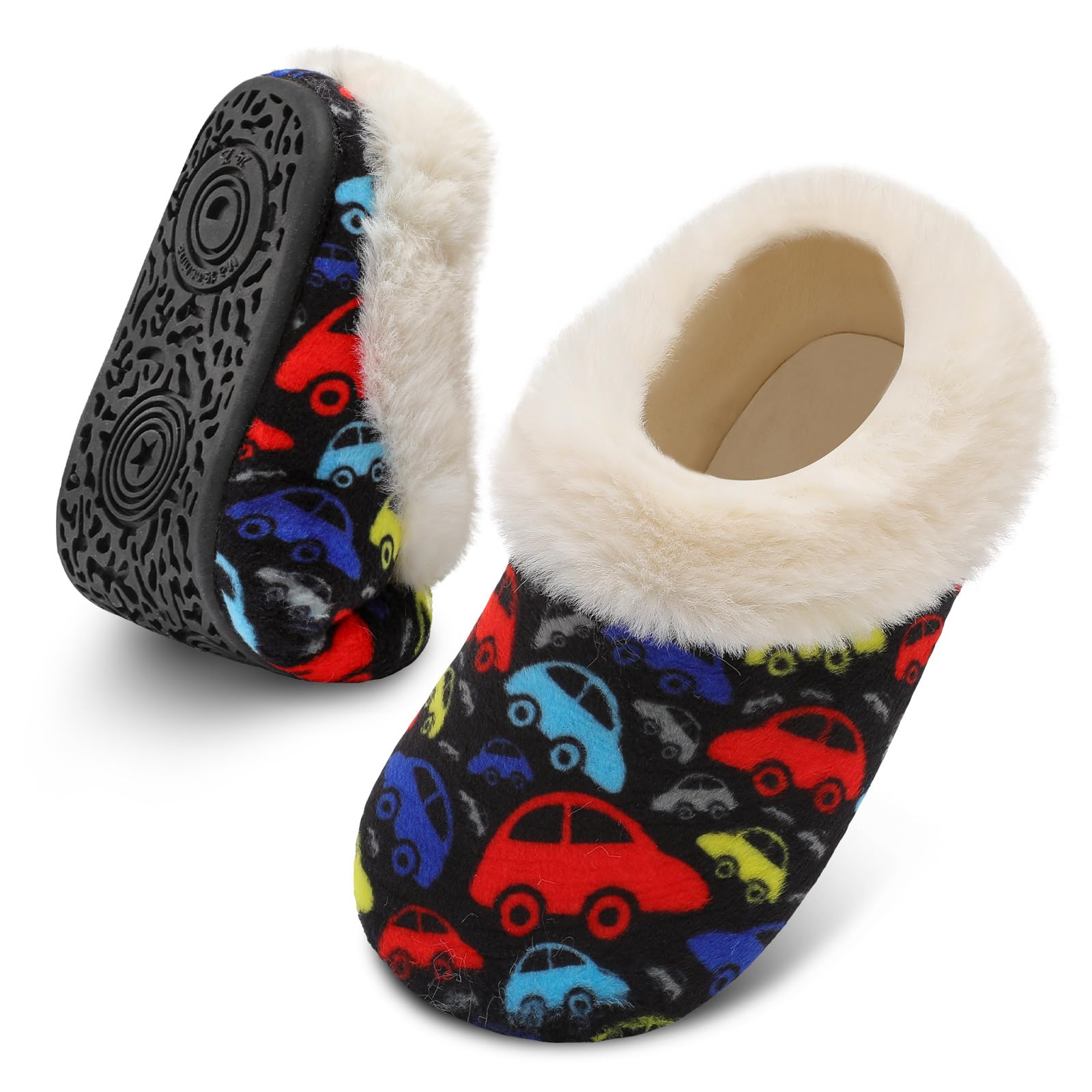 FEETCITY Toddler Slippers for Boys & Girls - Lightweight House Shoes for Indoor Play & Comfort