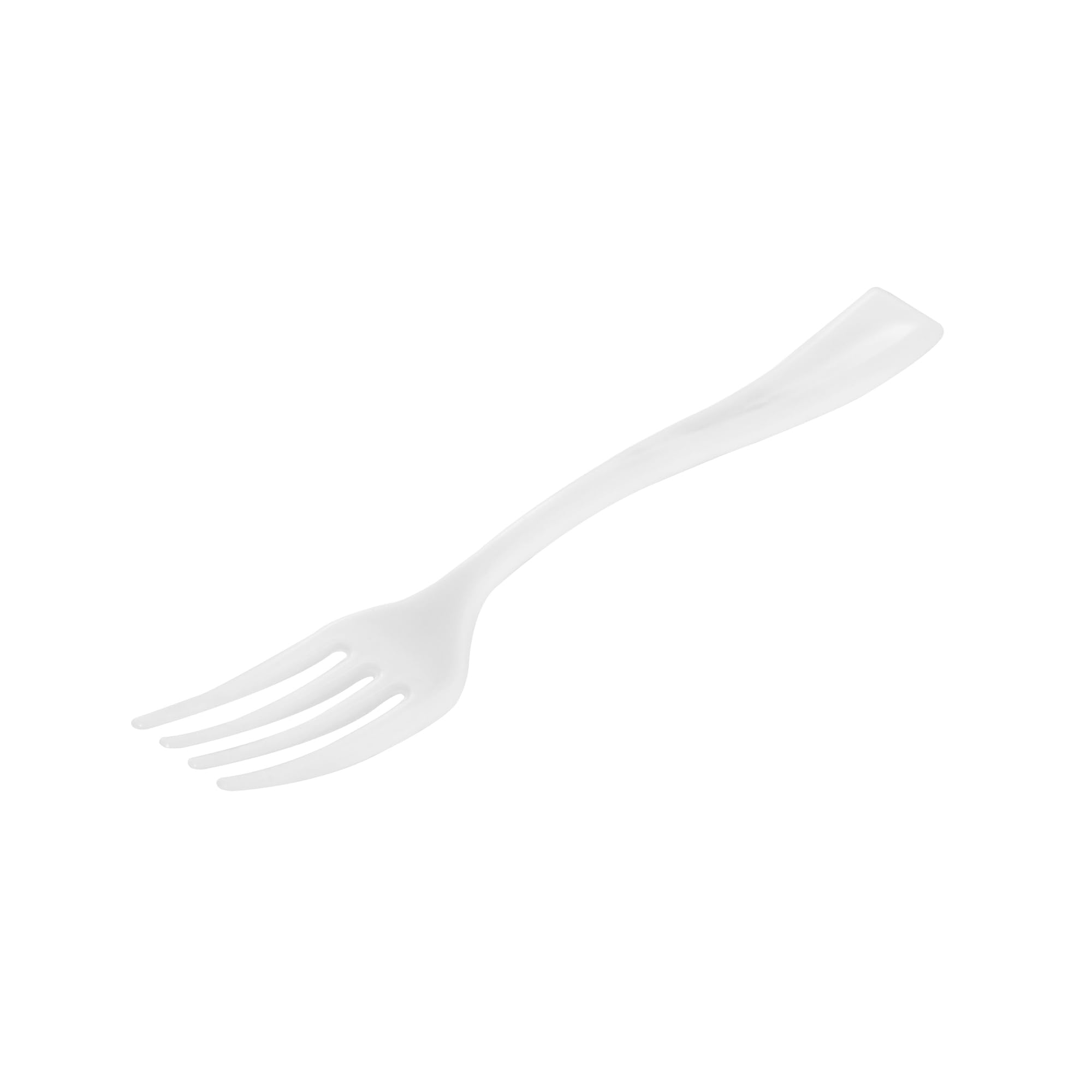 500-Pack 4 Inch Disposable Mini Forks - Heavy-Duty White Plastic Appetizer Forks for Hors D'oeuvres, Desserts, Samples | Perfect for Parties, Weddings, Catering & Events