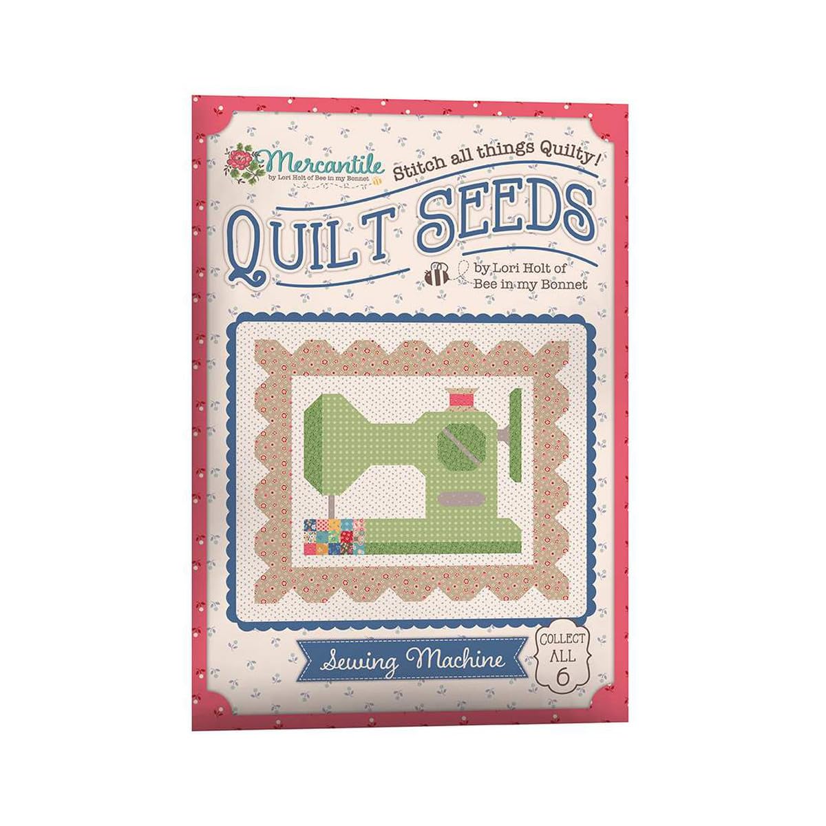 Lori Holt Bee in My Bonnet Mercantile 6 Quilt Seeds Bundle - Riley Blake Fabric Collection with Inspiring Quilt Patterns for DIY Patchwork & Home Decor | Perfect for Quilting Projects, Baby Blankets, and Farmhouse Style Decorations