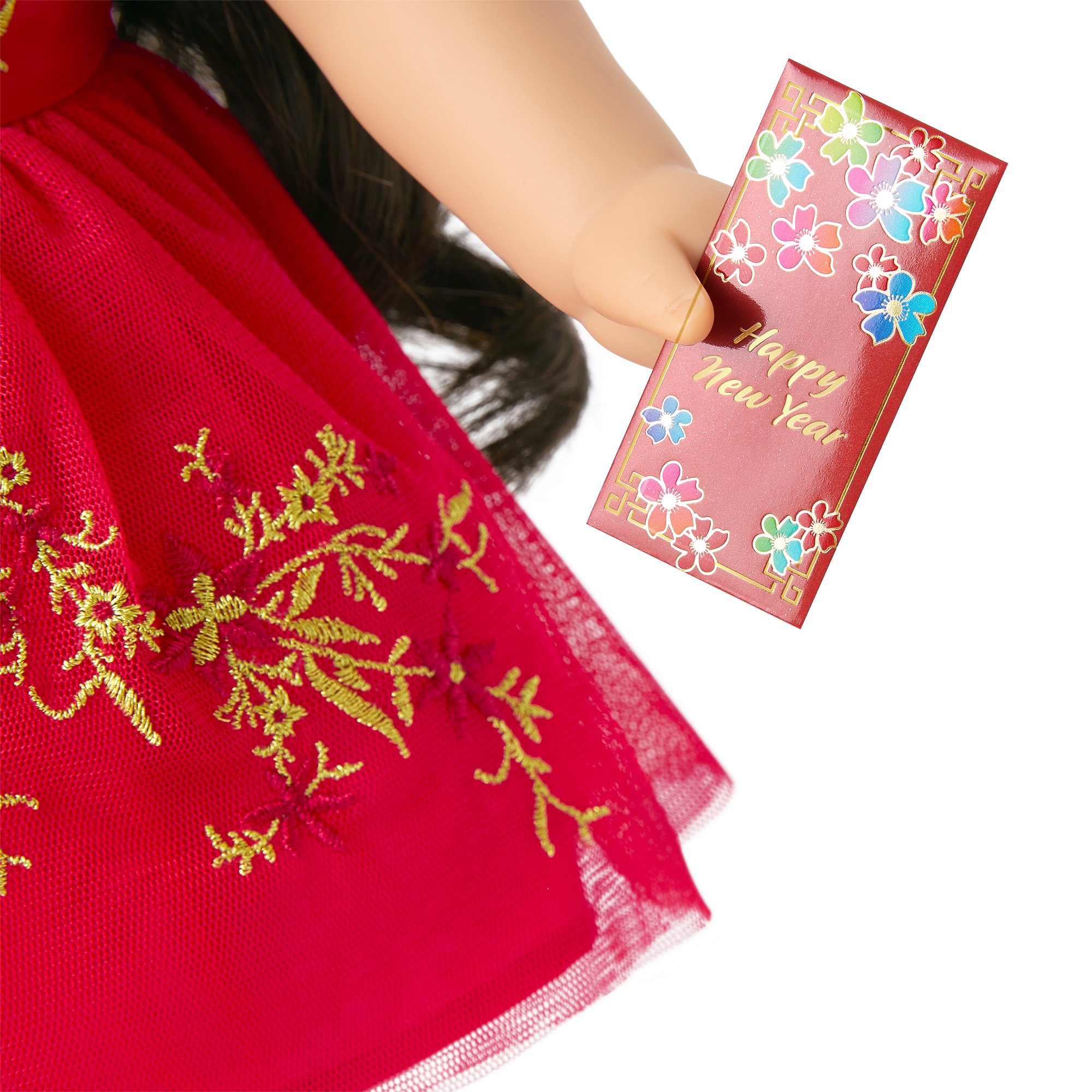 Chinese New Year Outfit for 18 Inch Dolls - Traditional Festival Costume for Lunar New Year Celebration, Chinese Spring Festival Dress Up Play