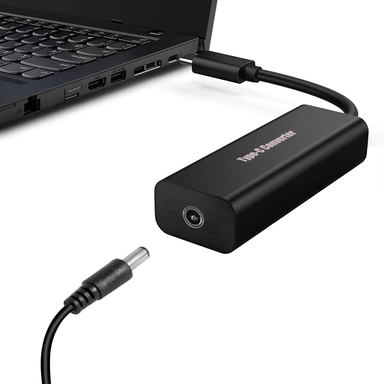 Universal USB C Power Charging Adapter - 5.5mm x 2.1mm to Type C PD Converter for MacBook, Lenovo, Samsung S8/S9/Note, Nintendo Switch | Fast Charging for Laptops, Phones & Gaming Devices | Perfect for Travel, Office & Home Use